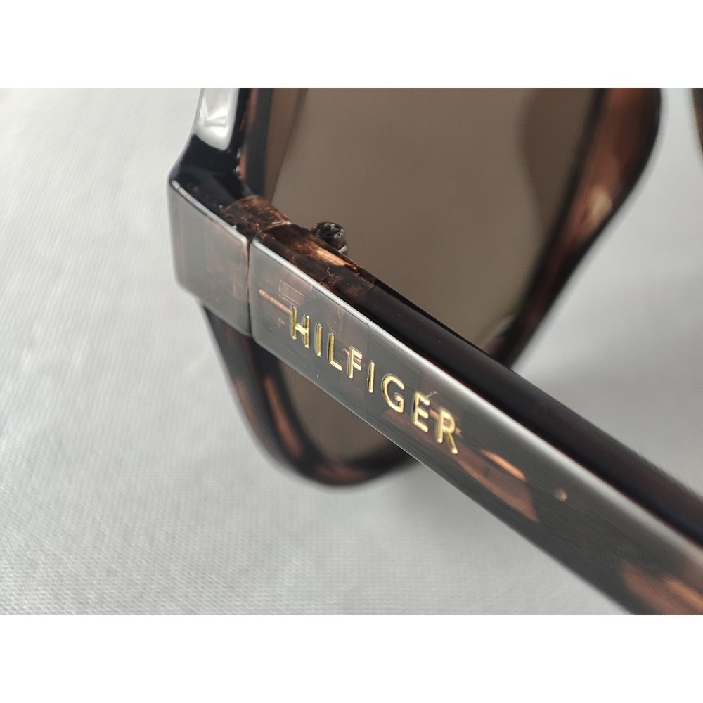 Tommy Hilfiger OL607P Oversized Tortoise Polarized Sunglasses Women's Excellent - Picture 7 of 14
